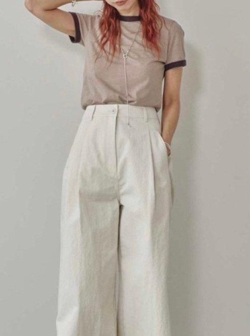 TODAYFUL (トゥデイフル）Compact Ringer Tee☆ 25春夏予約