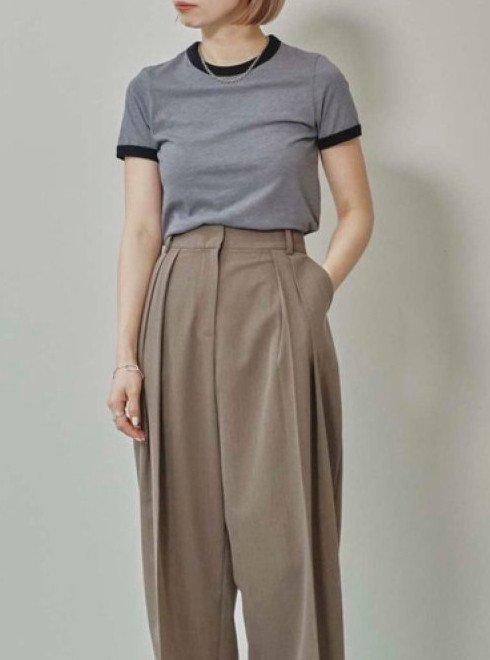 TODAYFUL (トゥデイフル）Compact Ringer Tee☆ 25春夏予約