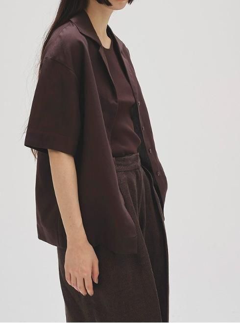 TODAYFUL◆25SS/Halfsleeve Box Shirts/半袖シャツ/FREE/--/IVO/12510423 TODAYFUL (トゥデイフル）Halfsleeve Box Shirts 25春夏