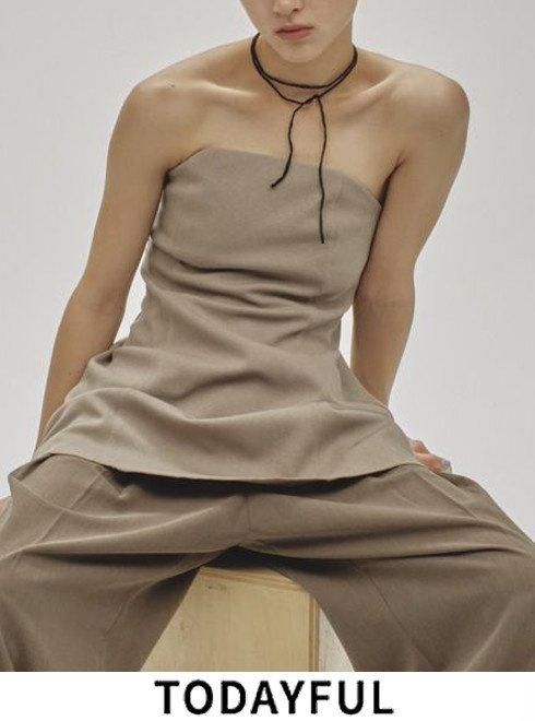 TODAYFUL (トゥデイフル）Georgette Bare Tunic☆ 25春夏予約