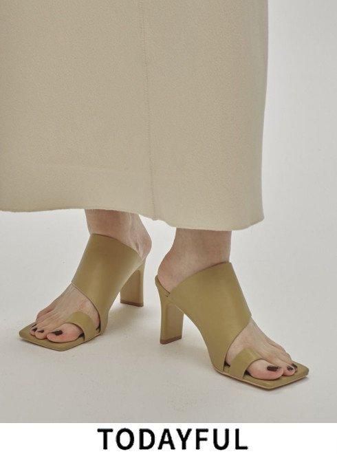 TODAYFUL (トゥデイフル）Square Leather Sandals☆ 25春夏