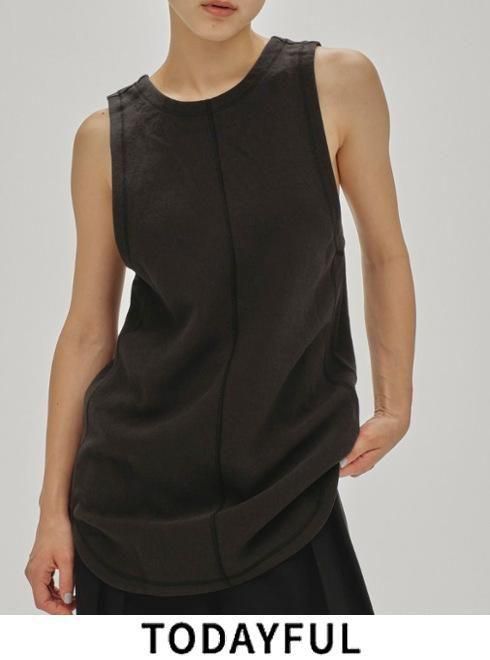 TODAYFUL (ȥǥե<br>Back Satin Tanktop  25ղơ12510432ۥ󥯥ȥåסΡ꡼֥ȥåץto10