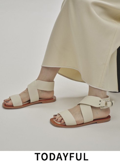 TODAYFUL (ȥǥե<br>Flat Belt Sandals  25ղͽ12511006ۥ ͽ : 5ܡ