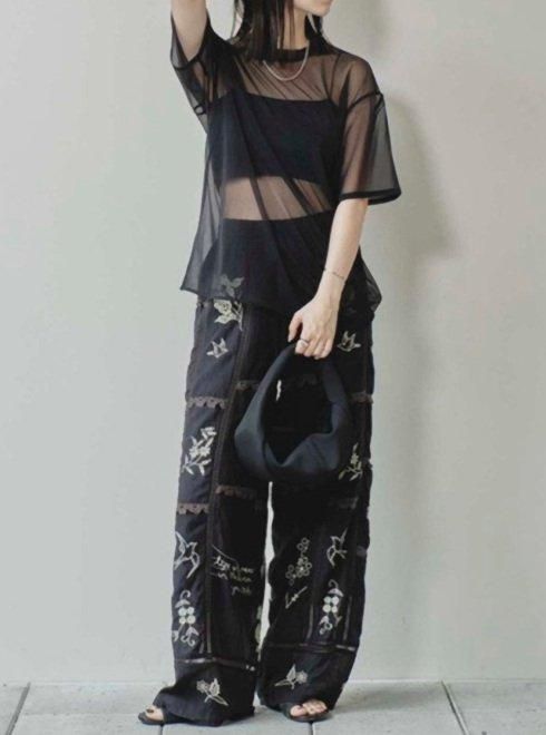 TODAYFUL (トゥデイフル）Halfsleeve Sheer T-shirts☆ 25春夏