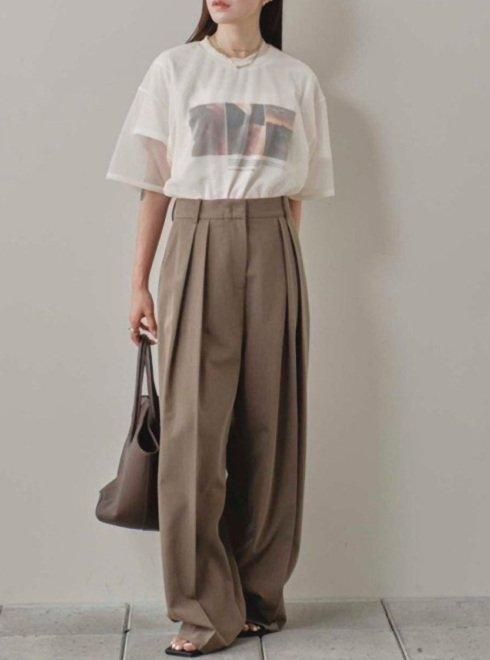 TODAYFUL (トゥデイフル）Halfsleeve Sheer T-shirts☆ 25春夏