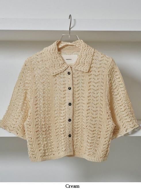 TODAYFUL (トゥデイフル）Lace Knit Shirts 25春夏【12510516