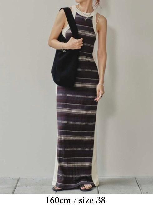 todayful☆ Jacquard Border Dress 新品 TODAYFUL (トゥデイフル）Jacquard Border Dress☆ 25春夏