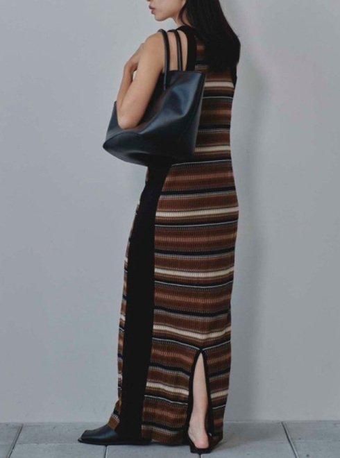 TODAYFUL (トゥデイフル）Jacquard Border Dress☆ 25春夏