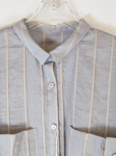Hella (ヘラ) linen stripe shirt 25春夏【h251-36】シャツ
