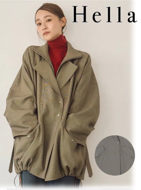 Hella (ヘラ)FRONT LAYERD COAT 24秋冬【h243-35】ウールコート - 通販セレクトショップ HeartySelect |  TODAYFUL.SNIDEL.CELFORD.COCODEAL等正規取扱 大阪枚方くずは