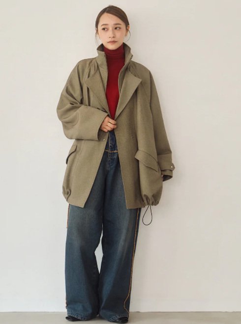 Hella (ヘラ)FRONT LAYERD COAT 24秋冬【h243-35】ウールコート - 通販セレクトショップ HeartySelect |  TODAYFUL.SNIDEL.CELFORD.COCODEAL等正規取扱 大阪枚方くずは