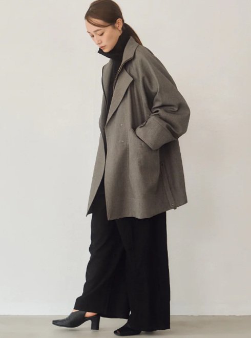 Hella (ヘラ)FRONT LAYERD COAT 24秋冬【h243-35】ウールコート - 通販セレクトショップ HeartySelect |  TODAYFUL.SNIDEL.CELFORD.COCODEAL等正規取扱 大阪枚方くずは