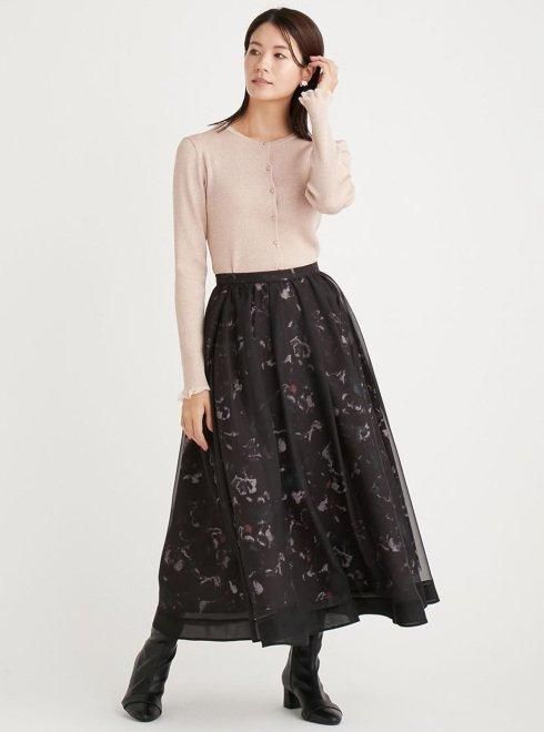 CELFORD（セルフォード）の「ロゴふくれジャガードニット
