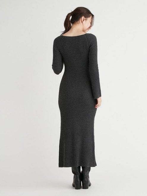 CELFORD (セルフォード)スヌードセットニットワンピース 24秋冬