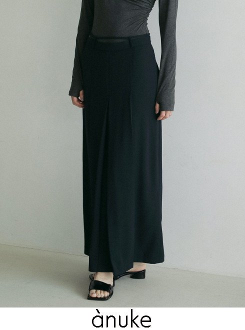 anuke(̡)<br>Tuck Long Skirt  25ղͽ62510807ۥ󥰡ޥ ͽ : 1ܡ25ղƼ