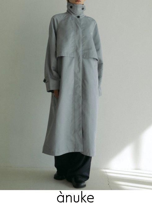 anuke(̡)<br>Twill Soutiencollar Coat  25ղơ62510001ۥȥ   25sp