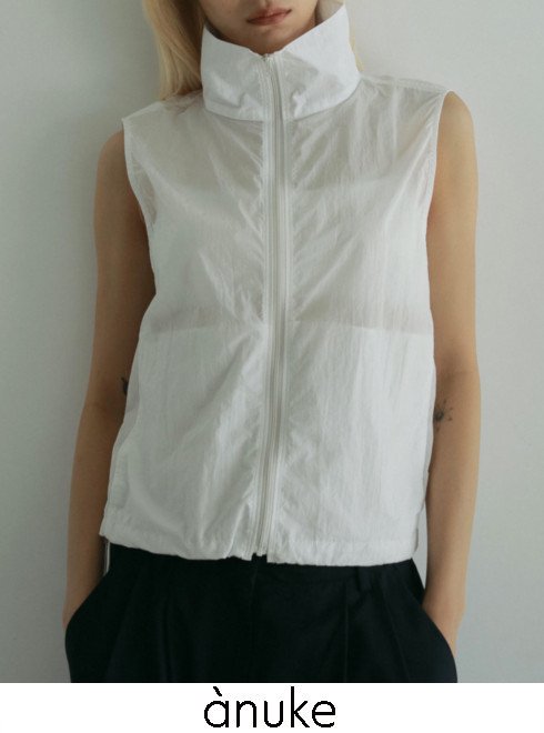 anuke(̡)<br>Nylon Sleeveless Blouson  25ղͽ62510202ۥ֥륾 ͽ : 3ܡ25ղƼ