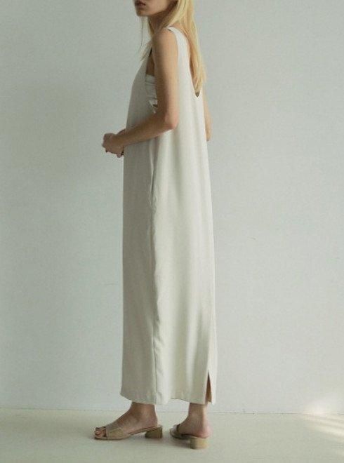 anuke(アンヌーク)Twill Uneck Onepiece☆ 25春夏【62510306