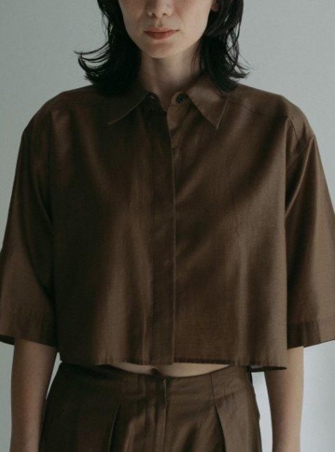 anuke(アンヌーク)Halfsleeve Box Shirts☆ 25春夏【62510429