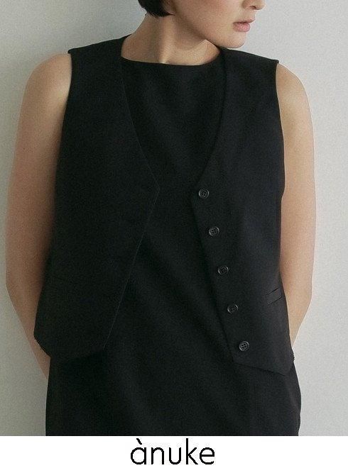 anuke(̡)<br>Compact Cutoff Vest  25ղơ62510104ۥ٥ȡ25ղƼ