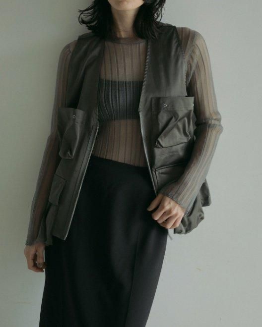 anuke(アンヌーク)Cutoff Pencil Skirt☆ 25春夏予約【62510802