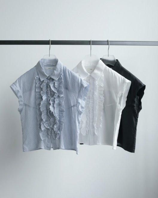 anuke / アンヌーク Sleeveless Frill Blouse★  25春夏 62510418 anuke(アンヌーク)Sleeveless Frill Blouse☆ 25春夏【62510418