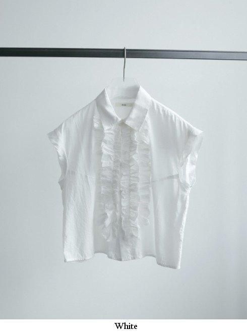 anuke / アンヌーク Sleeveless Frill Blouse★  25春夏 62510418 anuke(アンヌーク)Sleeveless Frill Blouse☆ 25春夏【62510418