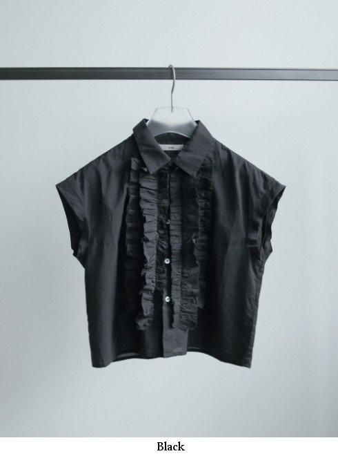 anuke / アンヌーク Sleeveless Frill Blouse★  25春夏 62510418 anuke(アンヌーク)Sleeveless Frill Blouse☆ 25春夏【62510418