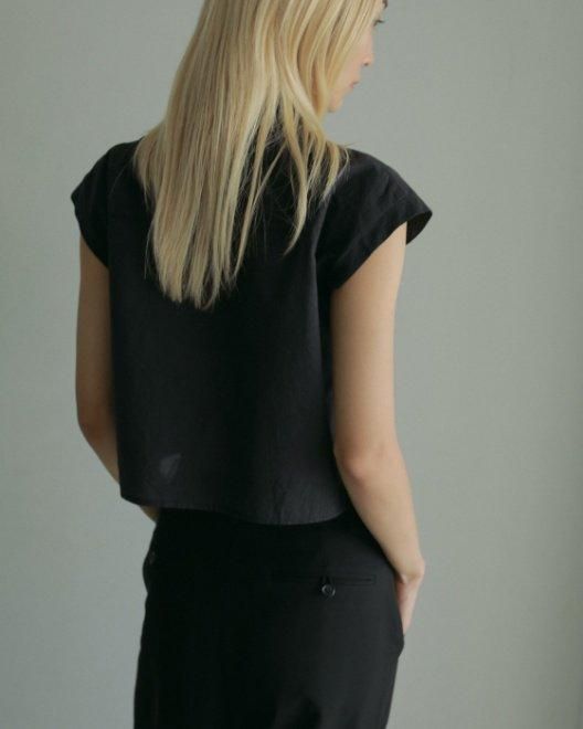 anuke / アンヌーク Sleeveless Frill Blouse★  25春夏 62510418 anuke(アンヌーク)Sleeveless Frill Blouse☆ 25春夏【62510418
