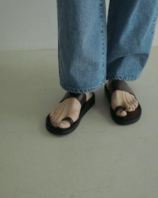 Ecoleather Belt Sandals（サンダル）｜ànuke（アンヌーク