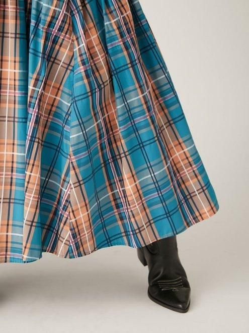 Lily Brown （リリーブラウン)ボリュームタフタスカート 25春夏