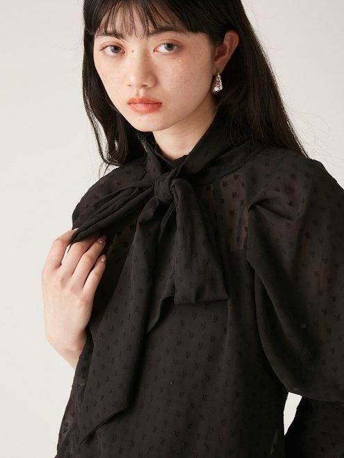 Lily Brown （リリーブラウン)ラグランオーガンザボウタイ