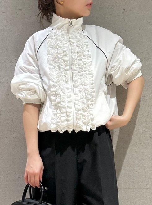 Lily Brown （リリーブラウン)フロントフリルブルゾン 25春夏