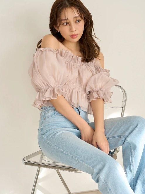 snidel (スナイデル)Sustainaブーツカットデニム 25春夏 snidel (スナイデル)Sustainaブーツカットデニム 25春夏