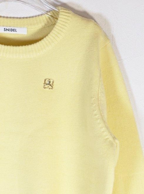 snidel （スナイデル）ミニブローチプルオーバー 25春夏