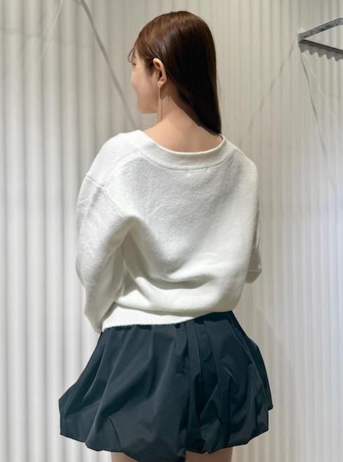 snidel （スナイデル）パールボタンカーディガン 25春夏