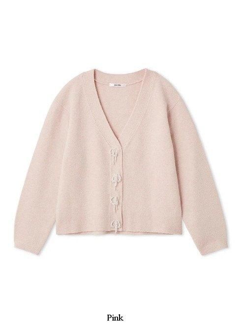 snidel （スナイデル）パールボタンカーディガン 25春夏