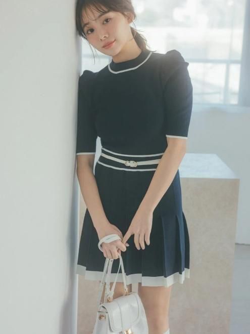 snidel （スナイデル）ミニニットセットアップ 25春夏