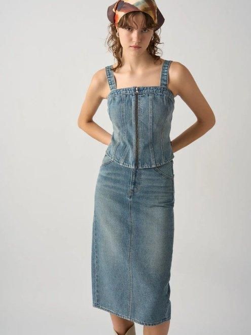 snidel （スナイデル）Levi's別注デニムビスチェ 25春夏