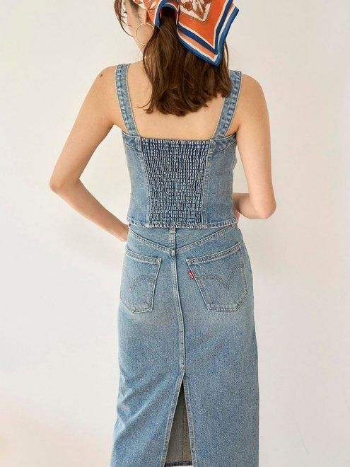 snidel （スナイデル）Levi's別注デニムビスチェ 25春夏