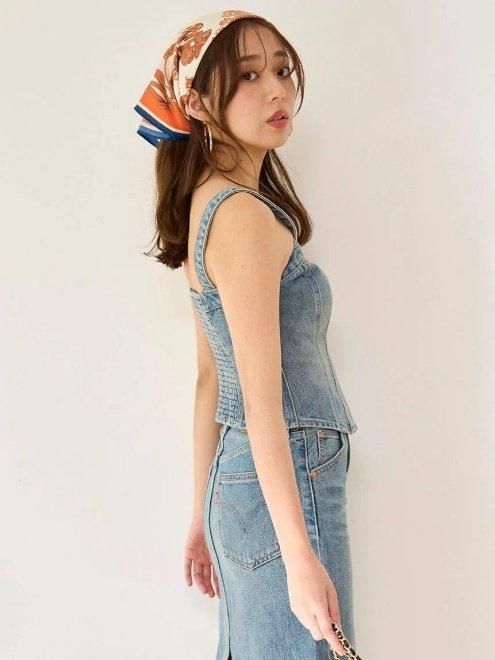 snidel （スナイデル）Levi's別注デニムビスチェ 25春夏