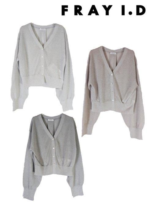 FRAY I.D (フレイアイディー)LUNARシアーラメVネック