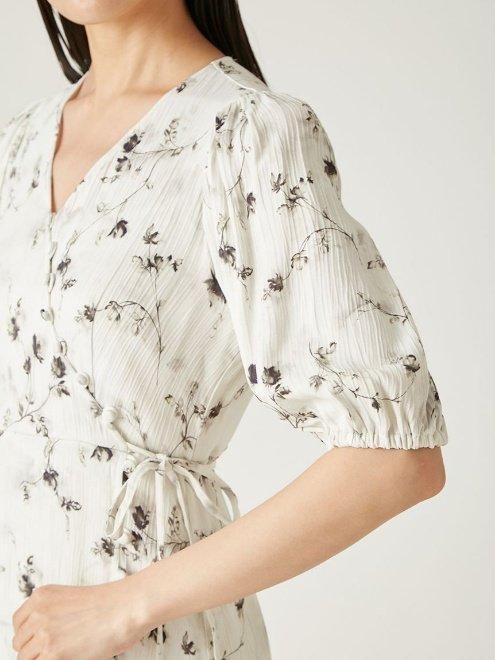 FRAY I.D (フレイアイディー)サテンカシュクールワンピース 25春 FRAY I.D (フレイアイディー)サテンカシュクールワンピース 25春