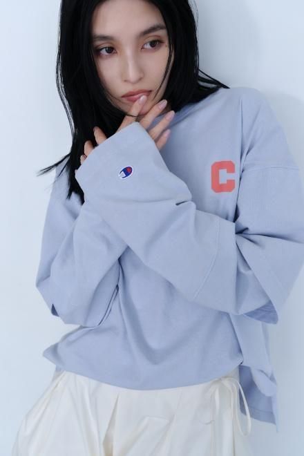 ＼SALE50%OFF+2点購入で10%OFFクーポン有／即日発送/FRAY I.D フレイアイディー 【Champion】レイヤードロンT FWCT251808  25SS 2025春夏 キャンセル返品不可 FRAY I.D (フレイアイディー)【Champion】レイヤードロンT 25春