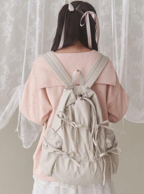 merry jenny (メリージェニー)gather ribbon backpack 25春夏