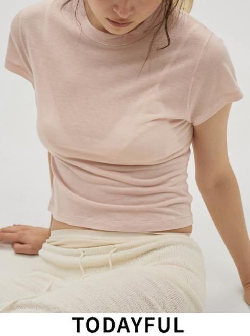 トップス TODAYFUL Compact Smooth T-shirts Compact Smooth T-shirts（Tシャツ/カットソー）｜TODAYFUL