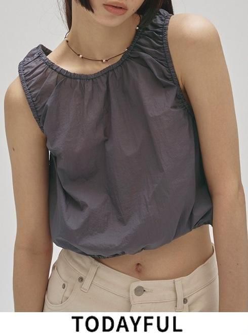 TODAYFUL (ȥǥե<br>Washer Balloon Tanktop  25ߡ12420415ۥ󥯥ȥåסΡ꡼֥ȥåץ 
