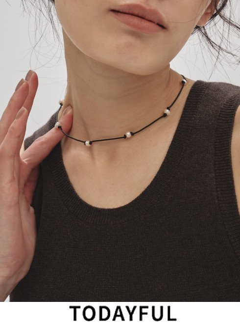 TODAYFUL (ȥǥե<br>Cord Pearl Choker  25ͽ12510910ۥͥå쥹 ͽ : 6ܡ