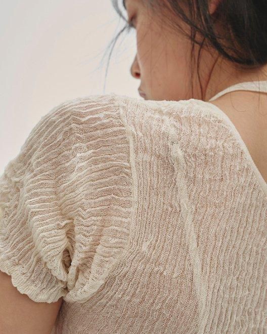 TODAYFUL (トゥデイフル）2way Sheer Knittops☆ 25秋冬予約