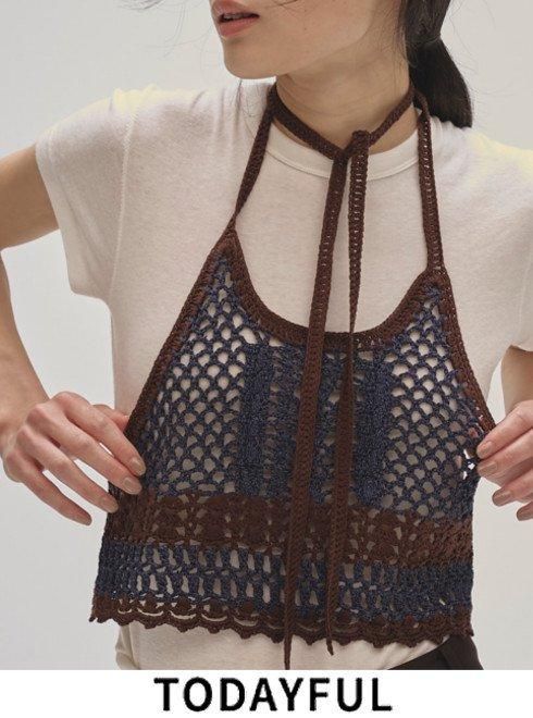 TODAYFUL (トゥデイフル）Crochet Knit Bustier☆ 25秋冬予約